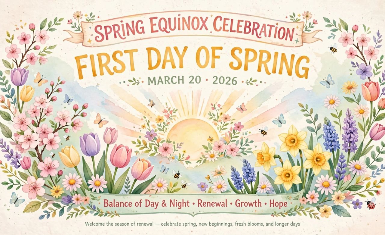 March 20, 2026 (First Day of Spring)