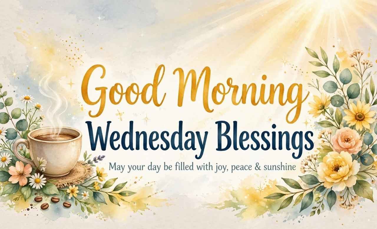Good Morning Wednesday Blessings