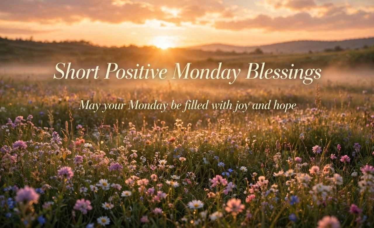 Short Positive Monday Blessings