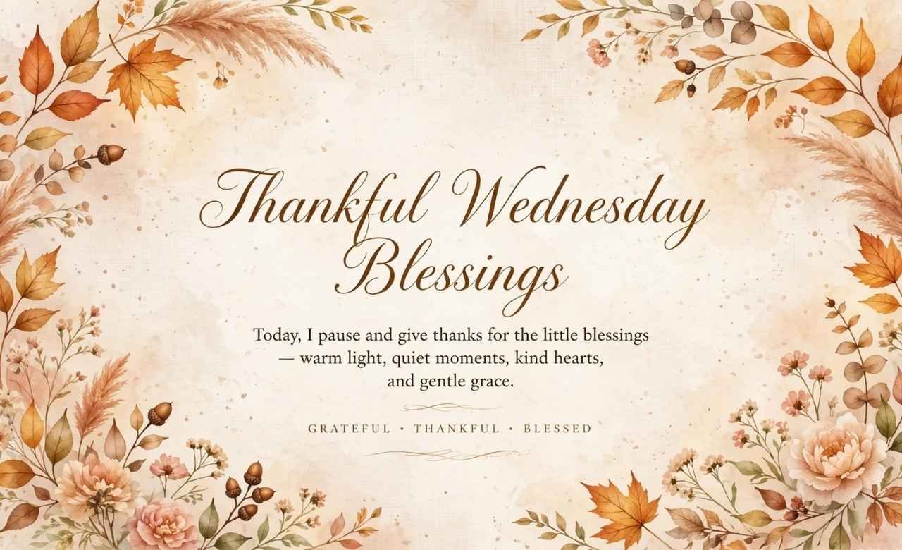 Thankful Wednesday Blessings