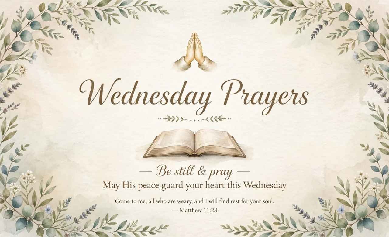 Wednesday prayers 