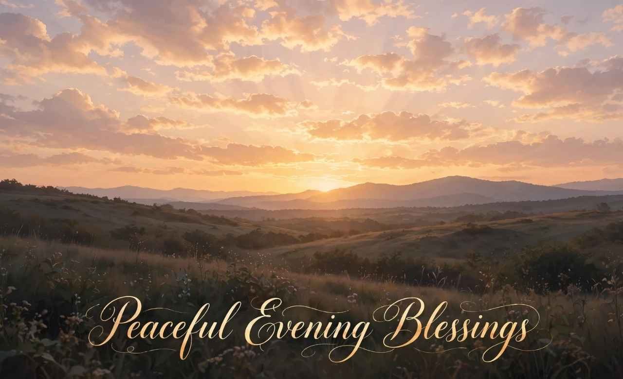 peaceful evening blessings