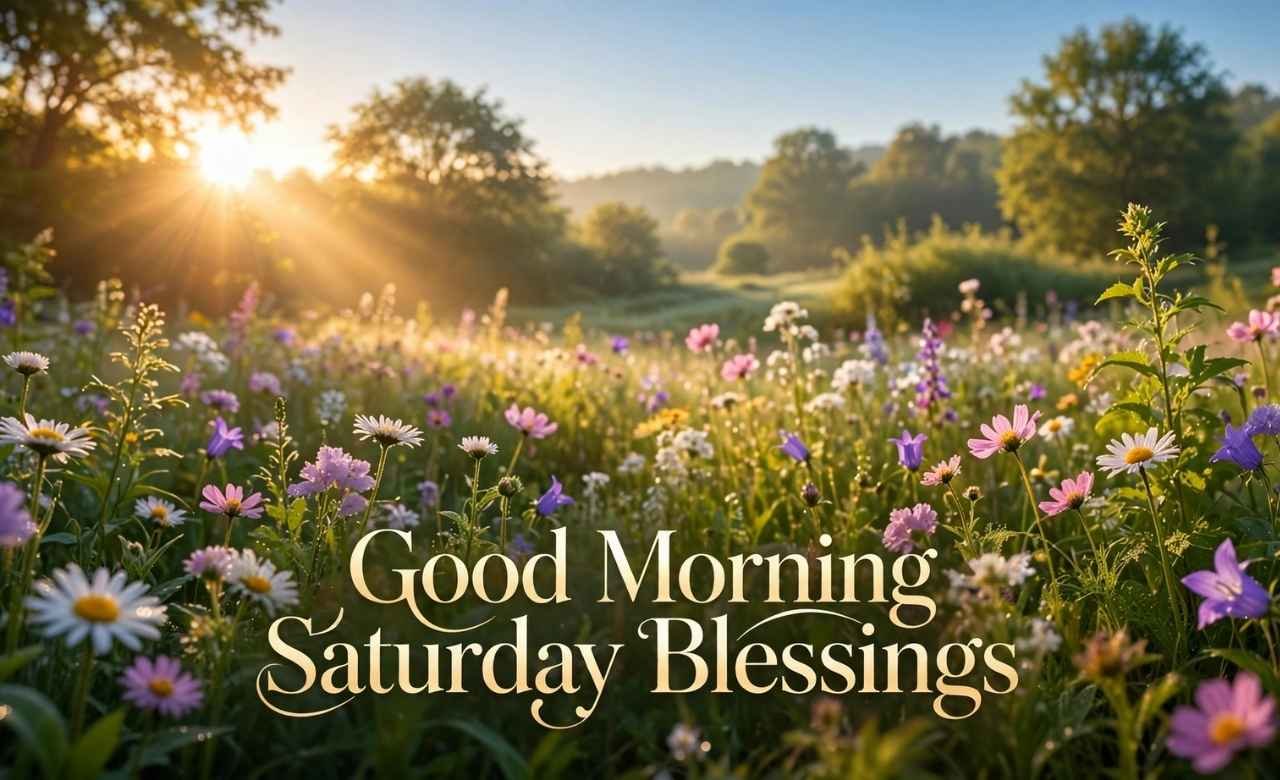 Good Morning Saturday Blessings