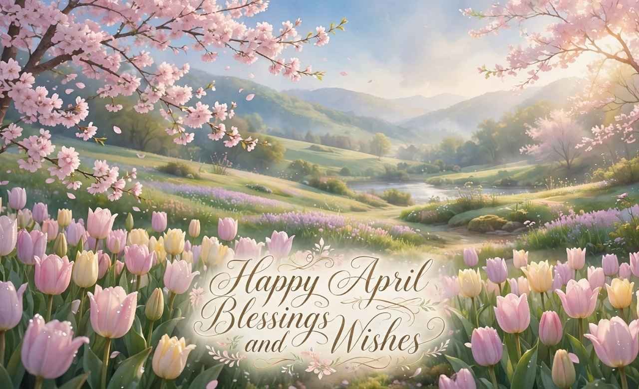 Happy April Blessings and Wishes